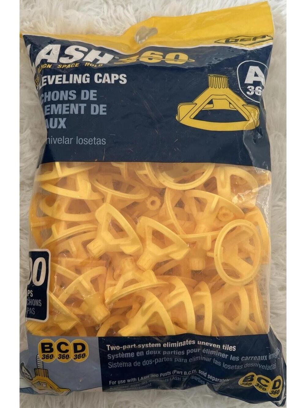 QEP LASH360 Tile Leveling Round Caps (100-Pack)